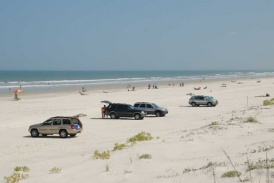 Autos am Strand